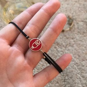 Chi Omega Alex and Ani Bracelet with Owl Pendant